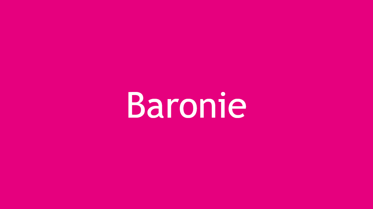 Baronie