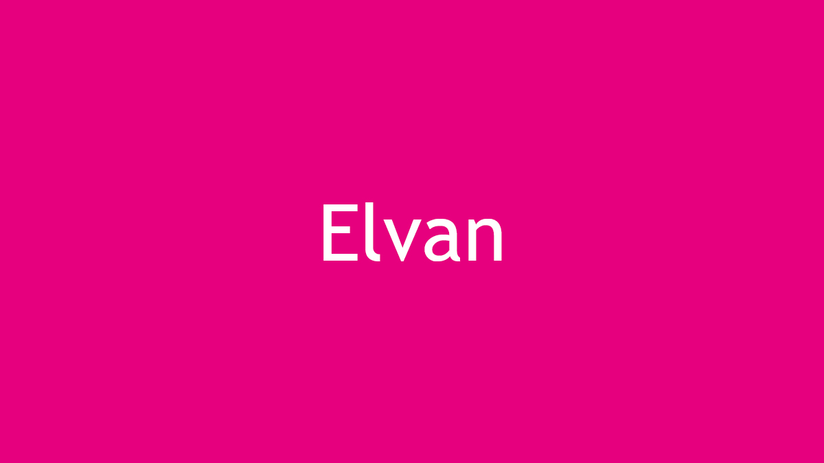 Elvan