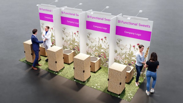 Stand example in the ISM Functional Sweets area