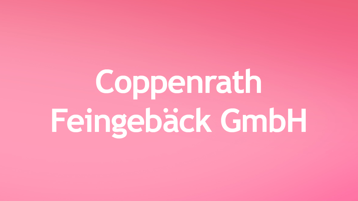 Coppenrath Feingebäck GmbH