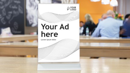 Table display in the restaurant