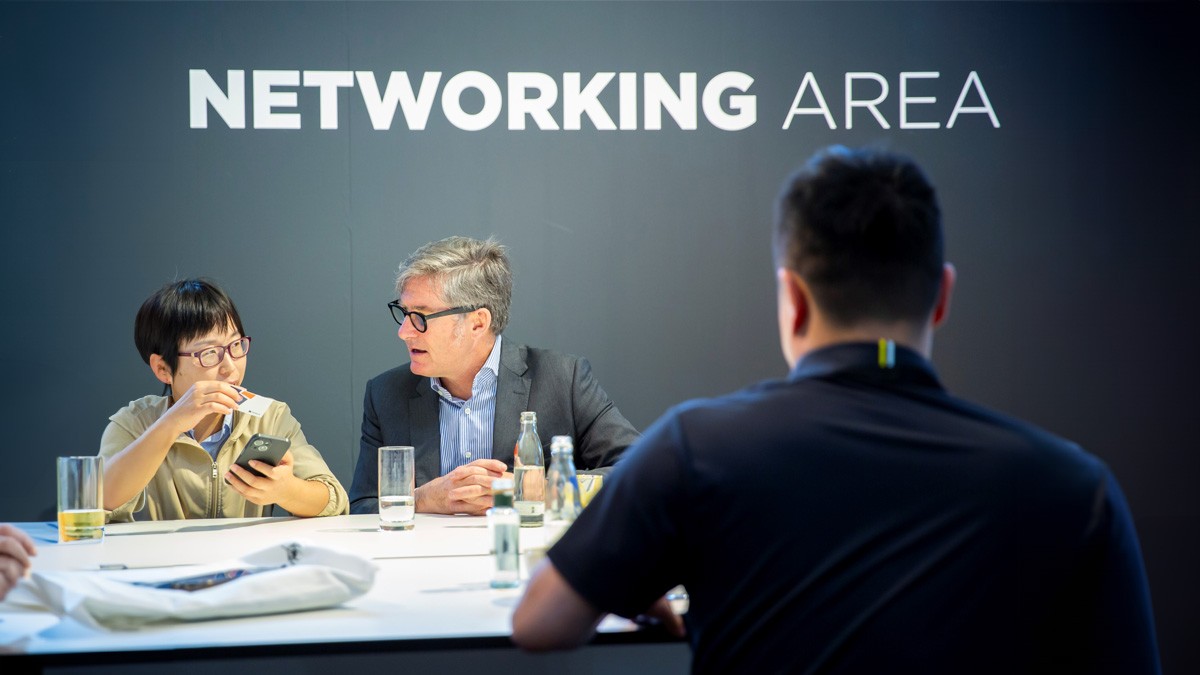 Networking Area at ISM