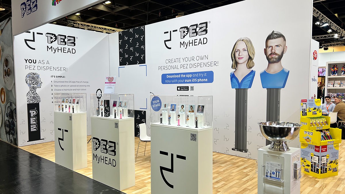 PEZ stand at ISM 2024